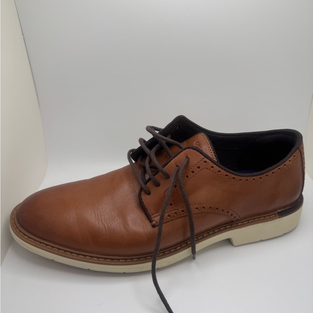 Cole Haan Grand Series Men's Tan Leather Oxfords size US 12 - Picture 7 of 10